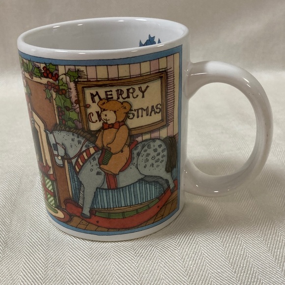 Vintage Susan Winget Holiday toys Christmas Mug - Picture 3 of 5